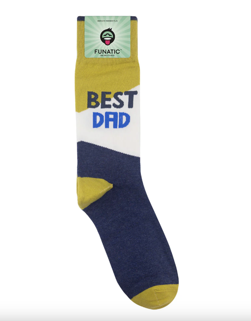 Funatic Best Dad Father's Socks