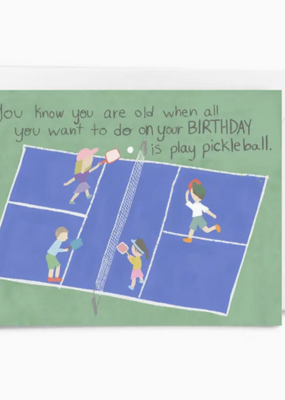 Courtney Beyer Design Pickleball Birthday Greeting