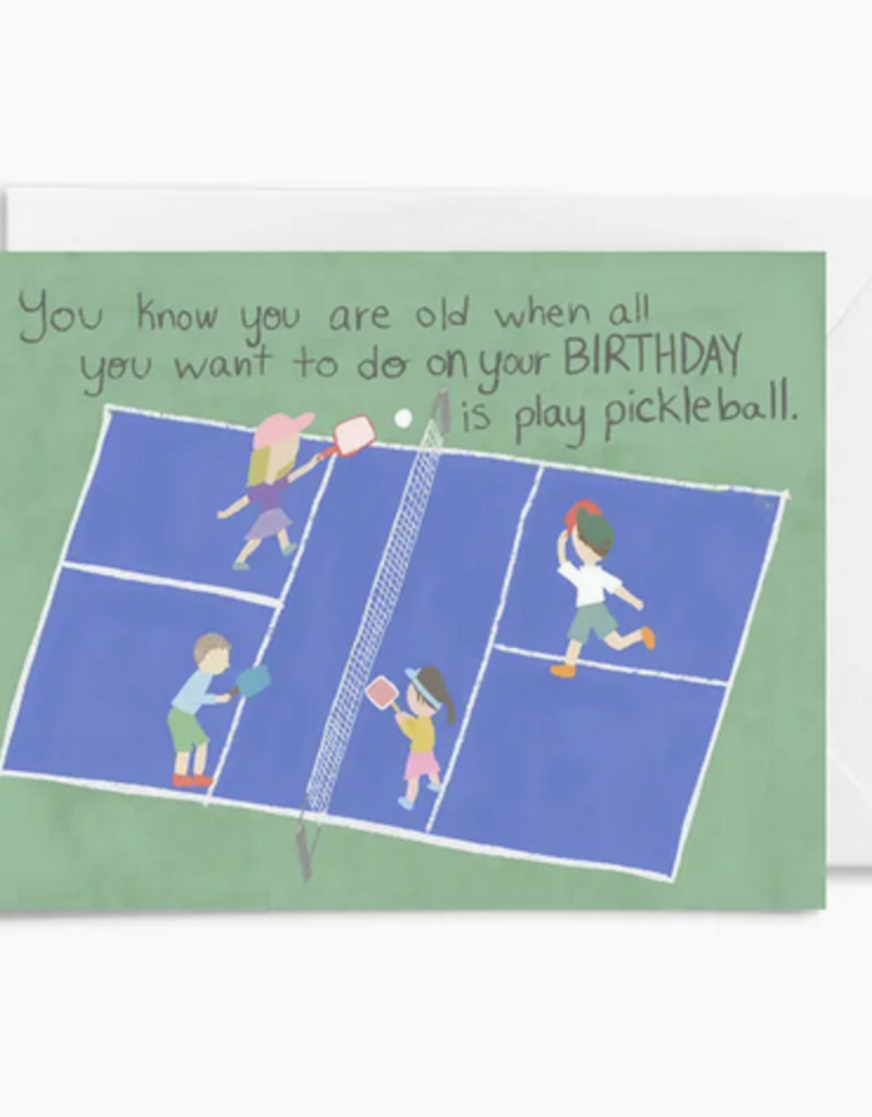 Courtney Beyer Design Pickleball Birthday Greeting