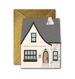 Ginger P. Designs Home Sweet Home die-cut folded Greeting Card