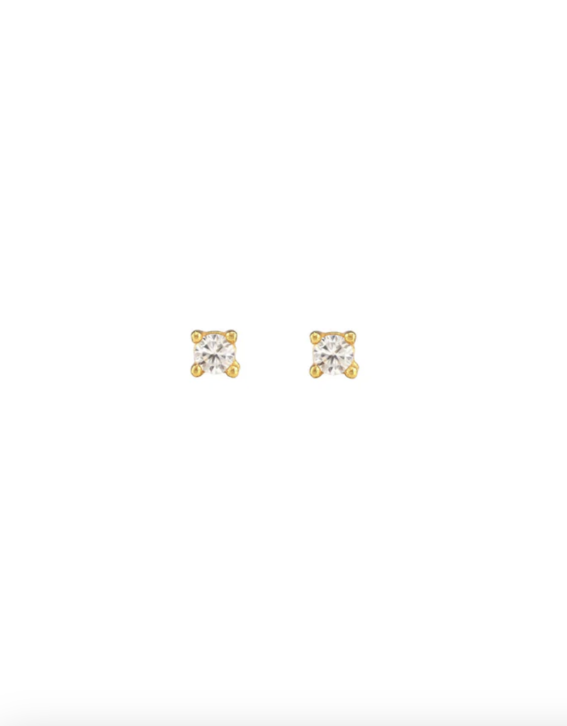Kris Nations Classic Crystal Prong Set Stud Earrings