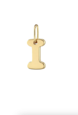 Kris Nations Vintage Letter Charm Necklace-I