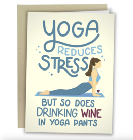 Sleazy Greetings Yoga Reduces Stress