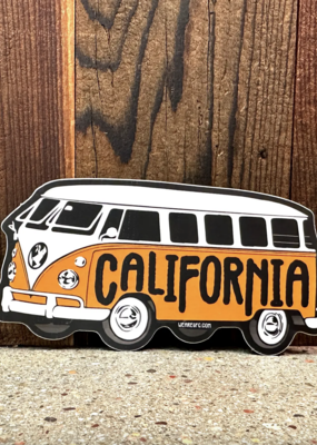 Local Notion VW Bus California Sticker