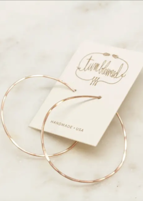 Classic Round Hoops Medium-Gold Fill