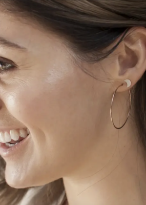 Classic Round Hoops Small - Sterling Silver