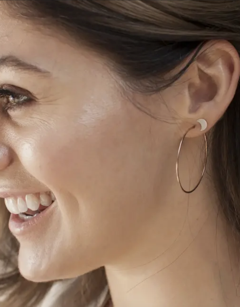 Classic Round Hoops Small - Sterling Silver