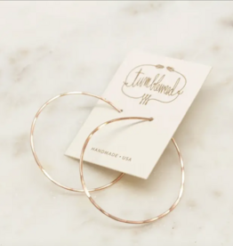 Classic Round Hoops Small - Sterling Silver