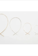 Twist Hoop- 14k Gold Fill L