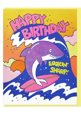 Lucky Horse Press Lookin Sharp Birthday Shark