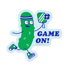 Seltzer Pickle Player Pickle Ball Sticker