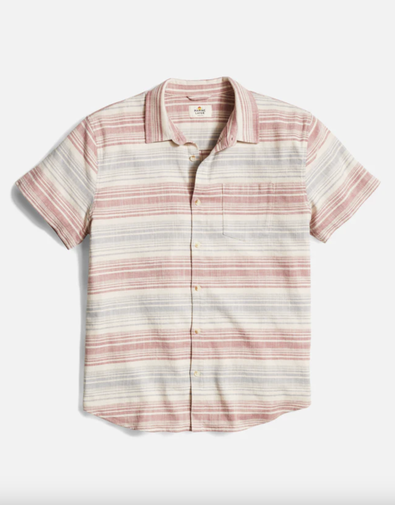 Marine Layer Classic Stretch Selvage Short Sleeve Shirt