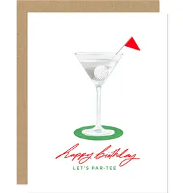 Maddon and Co Golf Par-Tee Birthday Card