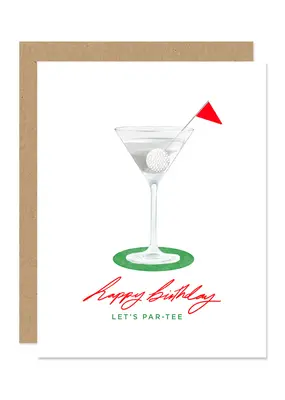 Maddon and Co Golf Par-Tee Birthday Card