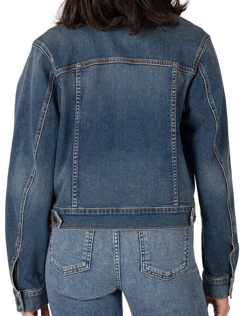 Kut from the Kloth Julia Crop Jacket W/Drop Shoulder