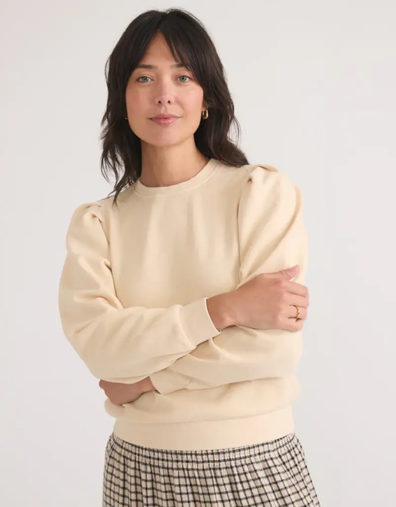 Marine Layer Enya Puff Sleeve Sweatshirt