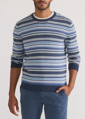 Marine Layer Reed Jacquard  Sweater