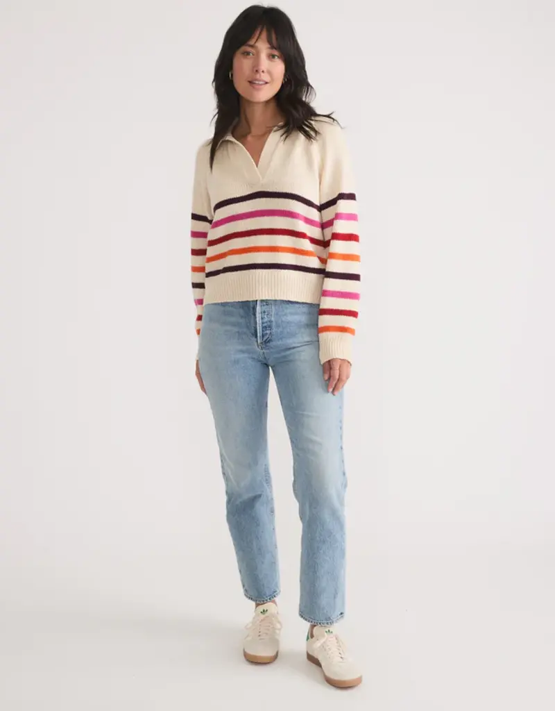 Marine Layer Claire Relaxed Sweater Polo