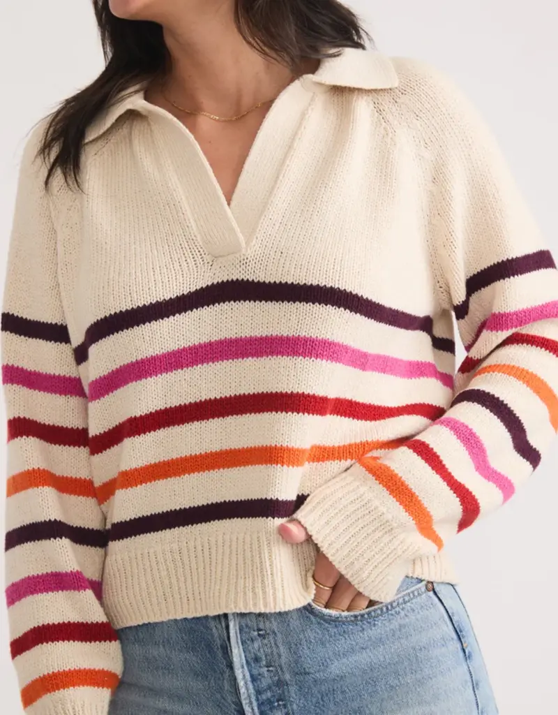 Marine Layer Claire Relaxed Sweater Polo