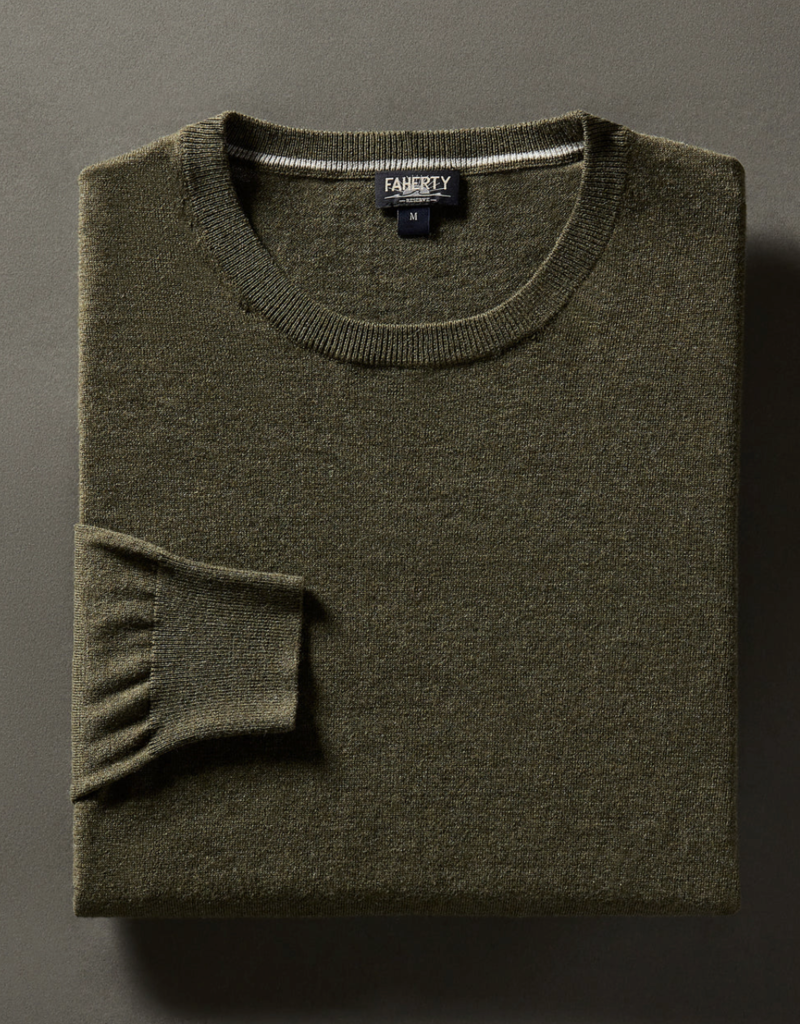Faherty Movement Crewneck Sweater