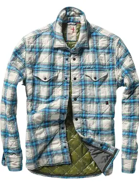 Relwen Quilted Flannel Shirtjacket