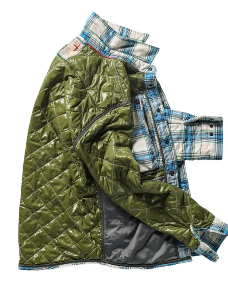 Relwen Quilted Flannel Shirtjacket