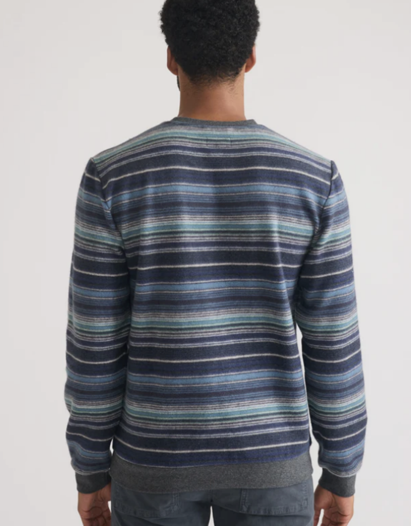 Marine Layer Fleece Out Stripe Crewneck