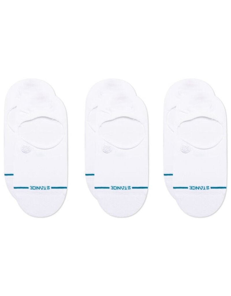 Stance Icon No Show 3 Pack White Large