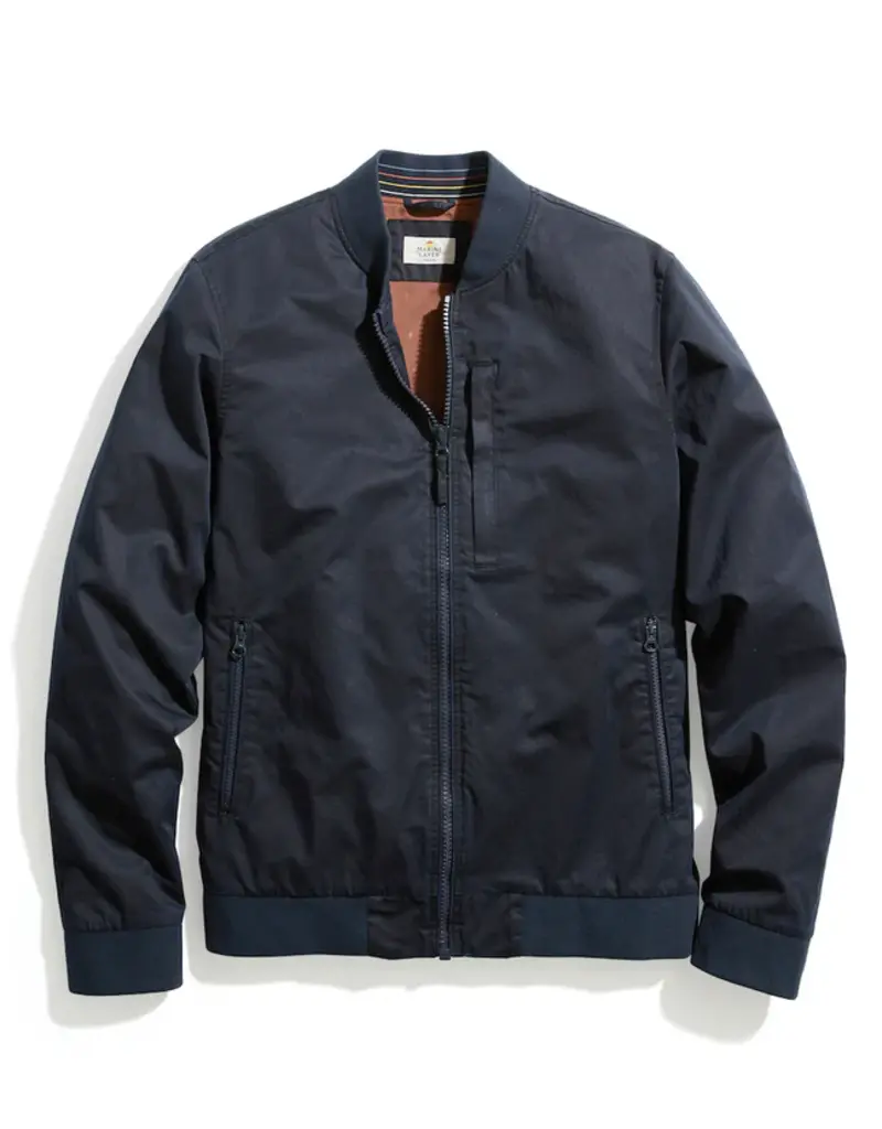 Marine Layer Rossland Wax Canvas Bomber