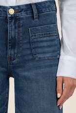 Kut from the Kloth Meg High Rise Wide Leg W Patch Pkts