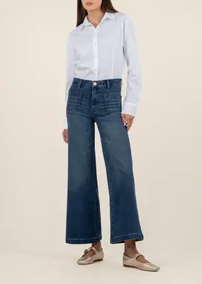 Kut from the Kloth Meg High Rise Wide Leg W Patch Pkts