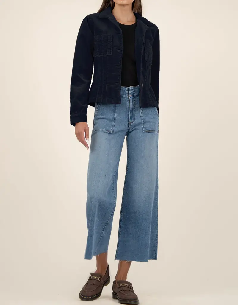Kut from the Kloth Kyra Corduroy Jacket With Buttons