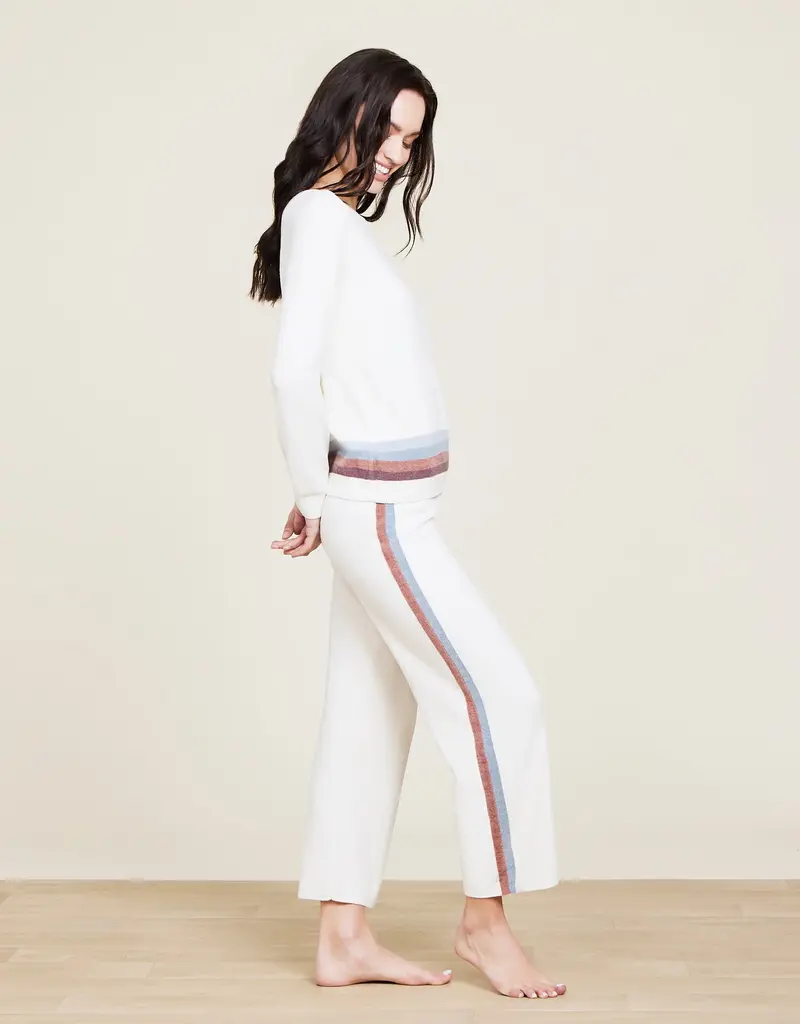 Barefoot Dreams Ccul Multi Stripe Pullover
