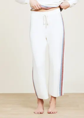 Barefoot Dreams Ccul Multi Stripe Wide Leg Pant