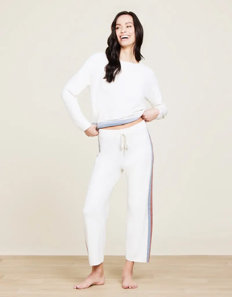 Barefoot Dreams Ccul Multi Stripe Wide Leg Pant