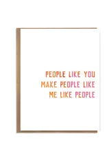 A Zillion Dollars People Like You Make People Like Me Like People