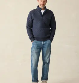 Faherty Epic Quilted Fleece Pullover