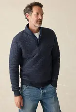 Faherty Epic Quilted Fleece Pullover