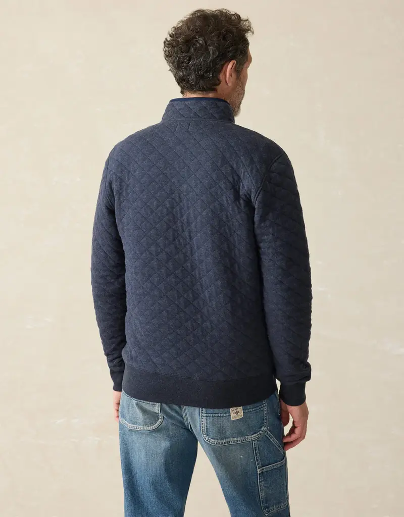 Faherty Epic Quilted Fleece Pullover