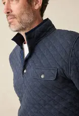 Faherty Epic Quilted Fleece Pullover