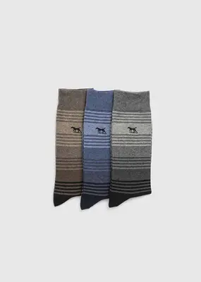 Rodd & Gunn Stratford Stripes Sock 3 Pack