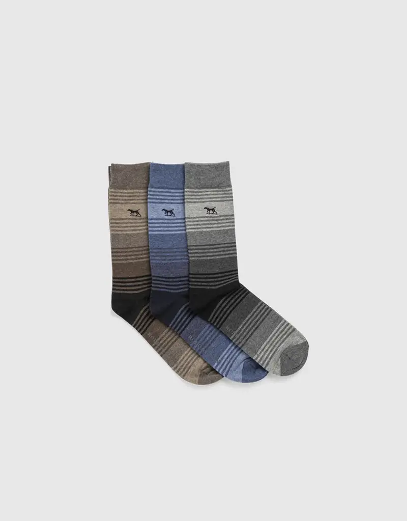 Rodd & Gunn Stratford Stripes Sock 3 Pack