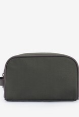 Barbour Olive Wax Washbag