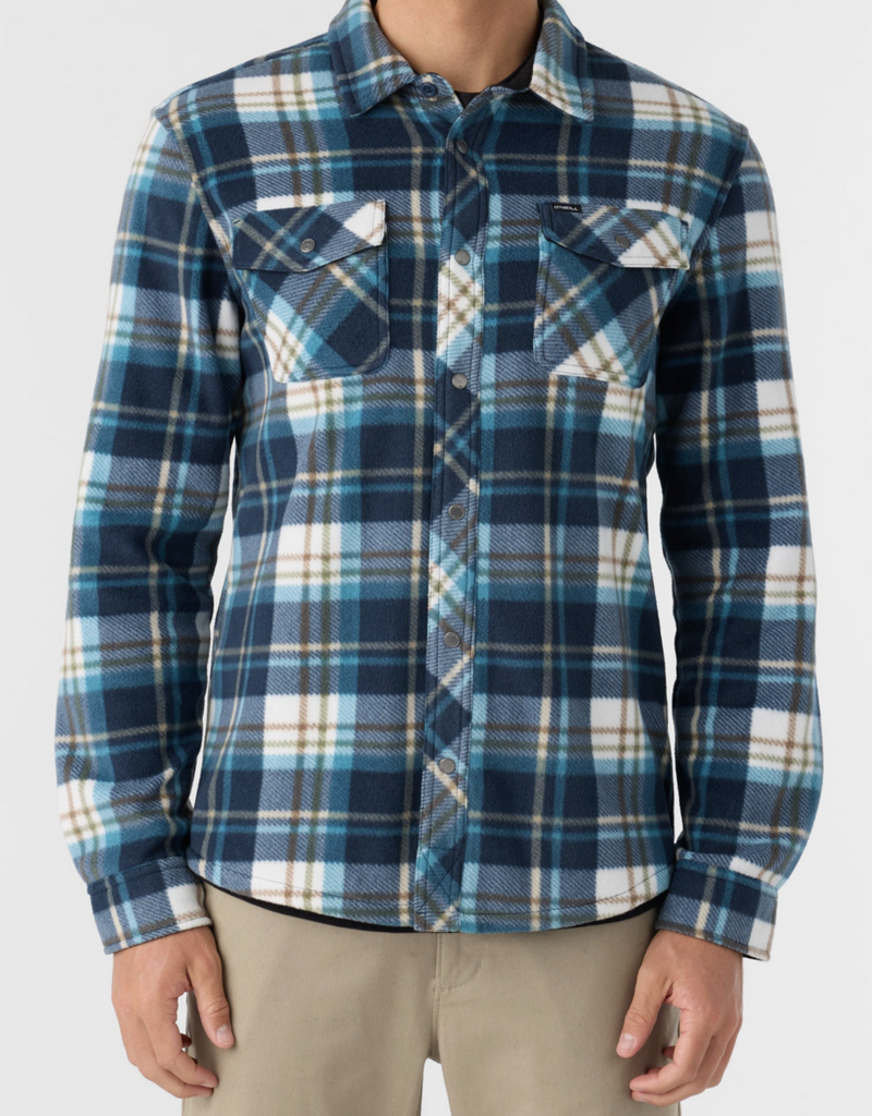 O'Neill Glacier Plaid Superfleece