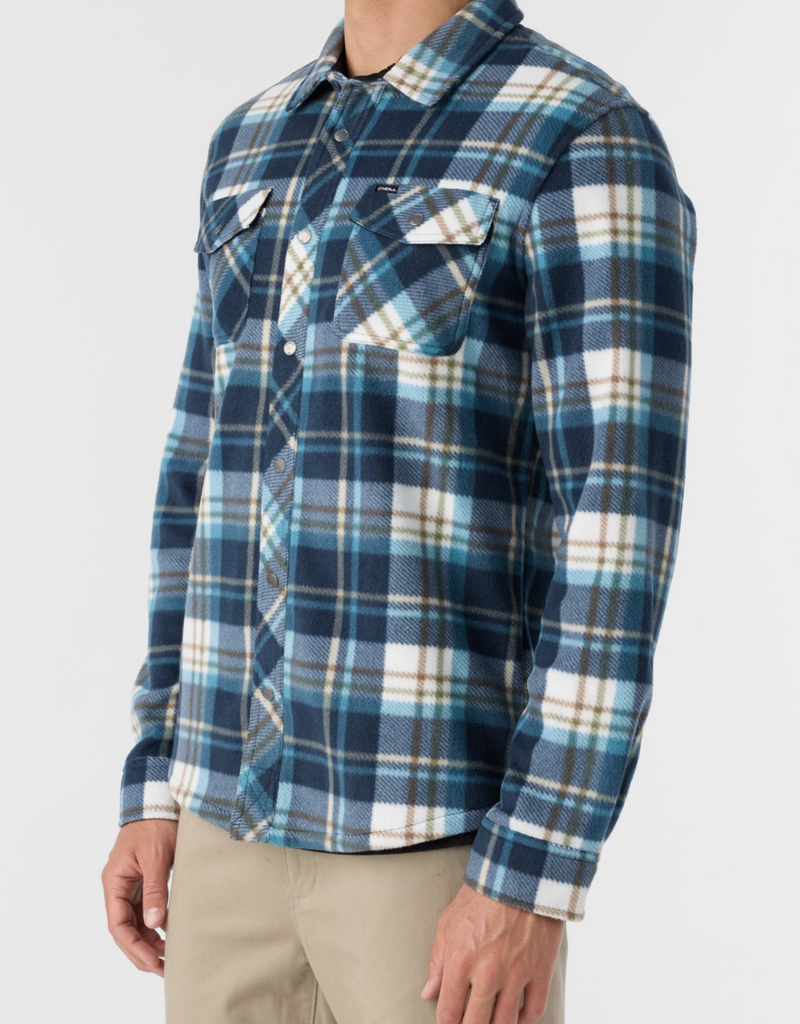 O'Neill Glacier Plaid Superfleece
