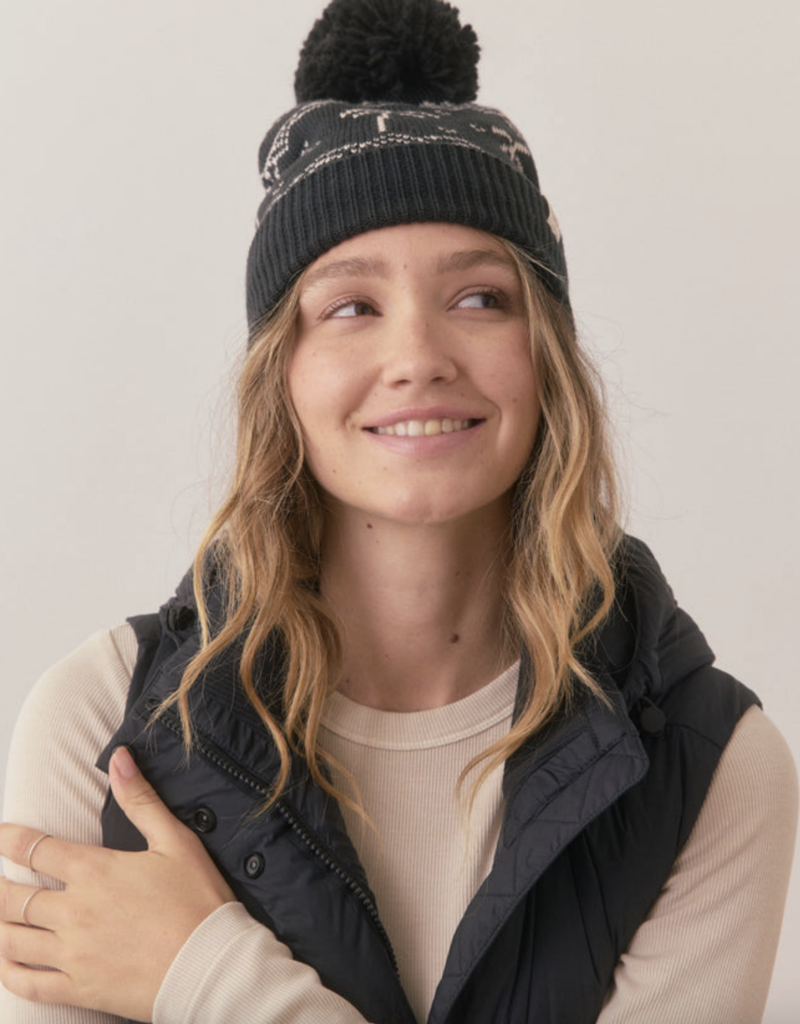 Marine Layer Palm Fair Isle Beanie