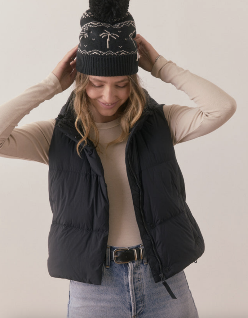 Marine Layer Palm Fair Isle Beanie