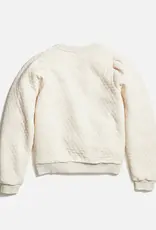 Marine Layer W's Corbet Quilted Puff Sleeve Crewneck