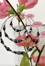 Pliers and String Tessera Hoop M-14K Gold Fill