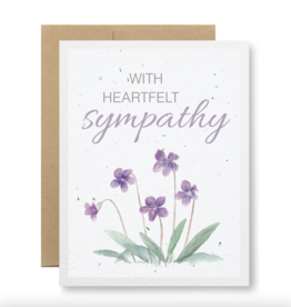 Seedy Cards With Heartfelt Sympathy